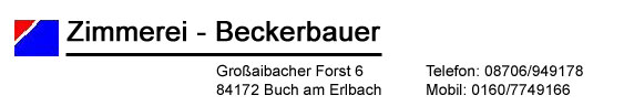 Zimmerei Beckerbauer
